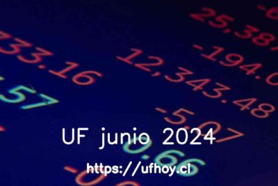 Valores de la UF junio 2024